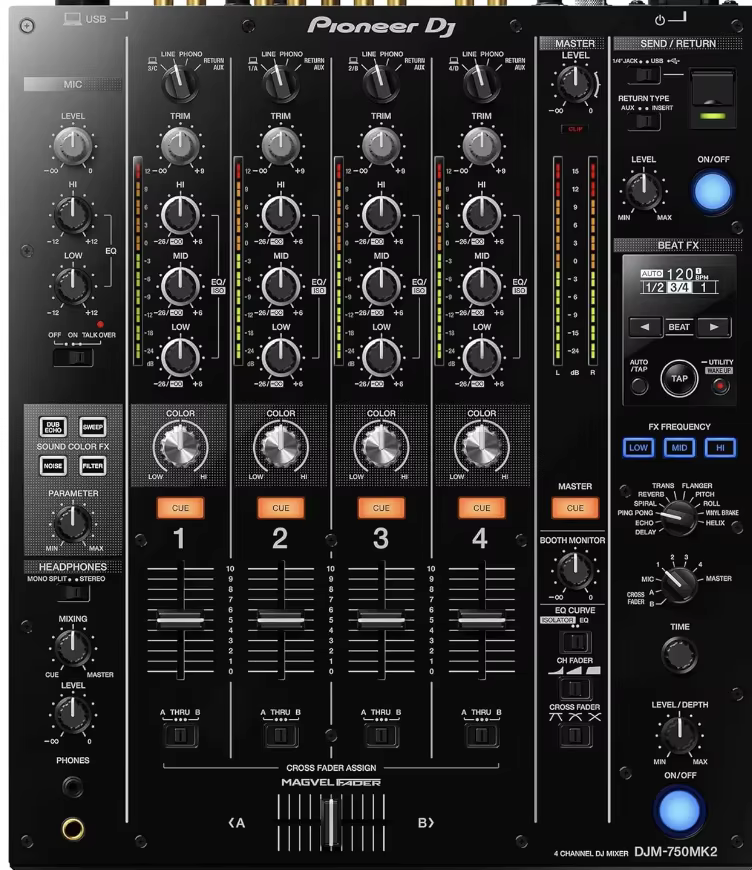 Achetez-en 2 et obtenez 1 gratuit Pioneers DJ DJM-750MK2 (DJMendecute MK2) Neuf