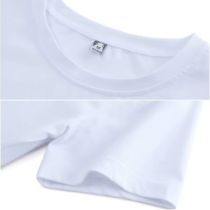 T-shirt manches courtes col rond, ample et brillant, en coton, avec lettres imprimées de papillons,