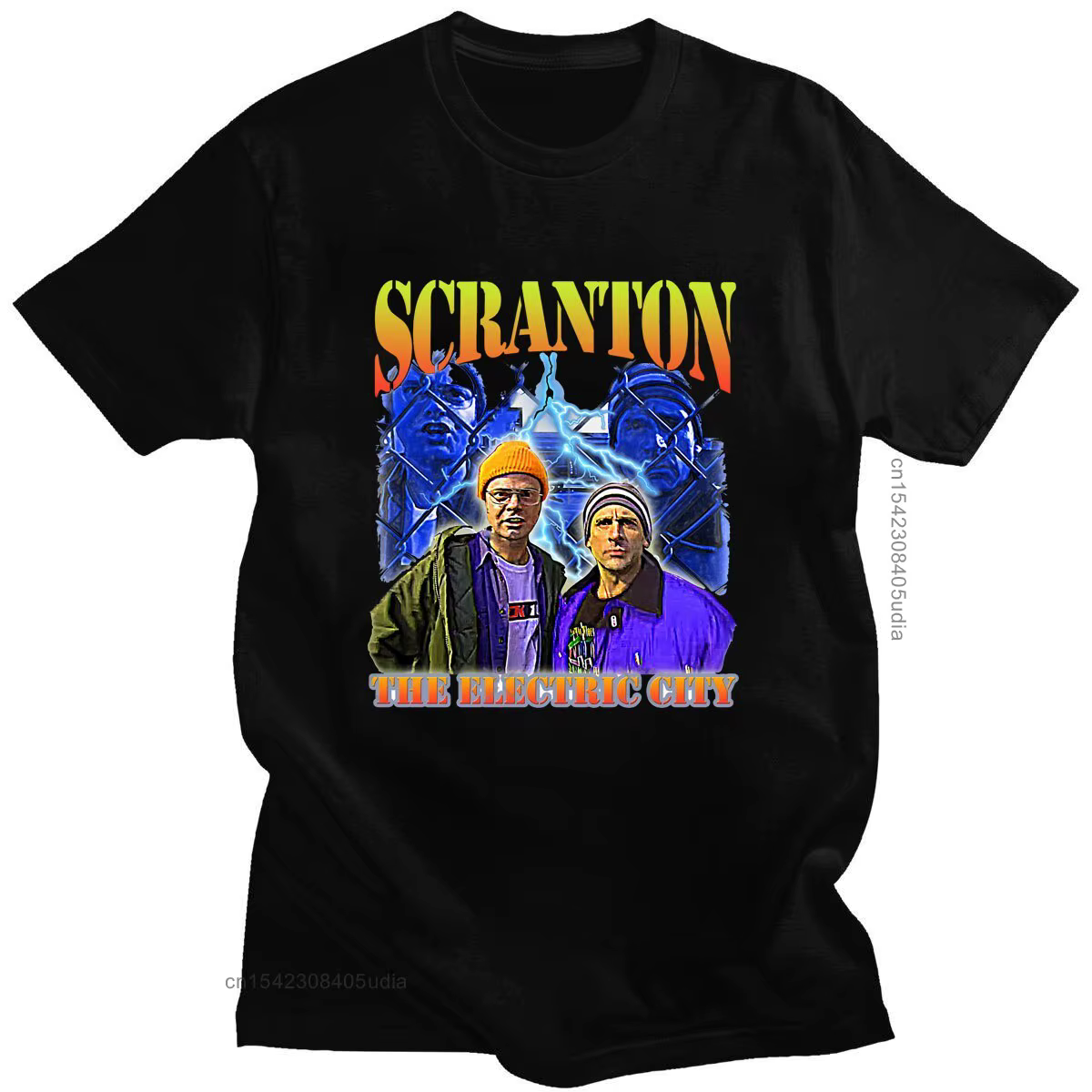 T-Shirt surdimensionné le bureau Dunder Mifflin Dwight émission de télévision Scranton t-shirts homm