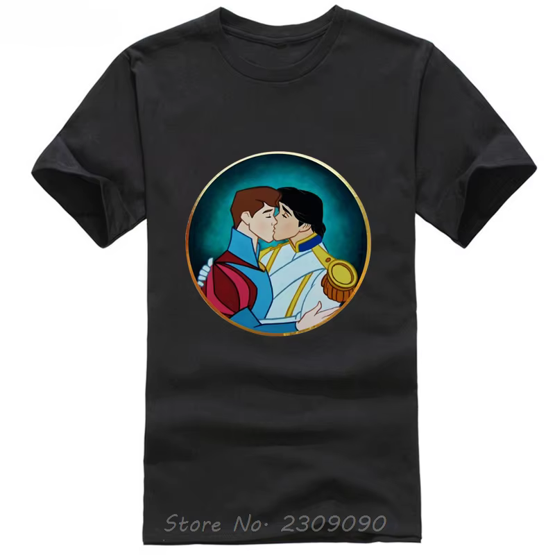 T-shirt à col rond en coton pour hommes, t-shirts Anime drôles, t-shirts Hip Hop, Harajuku, Gay Kd'a