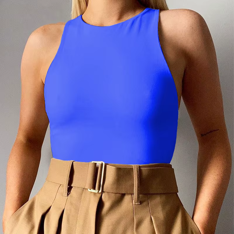 Haut court sans couture pour femmes, sous-vêtements sexy, lingerie intime, caraco mince, costume de