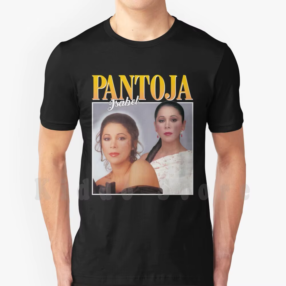 Isabel Pantoja T-shirt imprimé pour hommes, en coton, nouveau t-shirt cool Isabel Pantoja Isabel Pan
