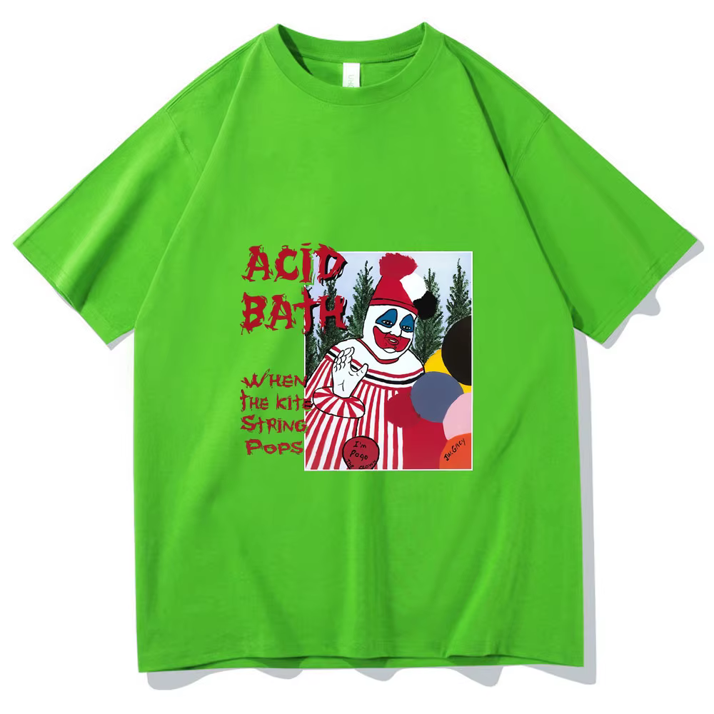 T-shirt manches courtes pour homme et femme, estival et Cool, en coton doux, avec bain d'acide