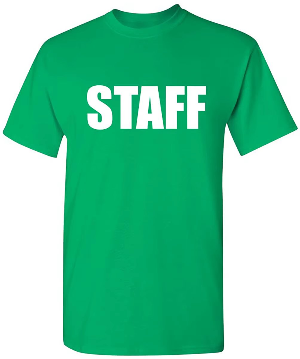 T-shirt en coton pour hommes, avec lettres, pour personnel, événement professionnel, Concert, Produc
