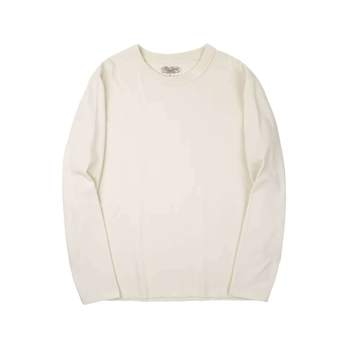 T-shirt à manches longues et col ras du cou pour homme, couleur unie, en coton, collection hiver