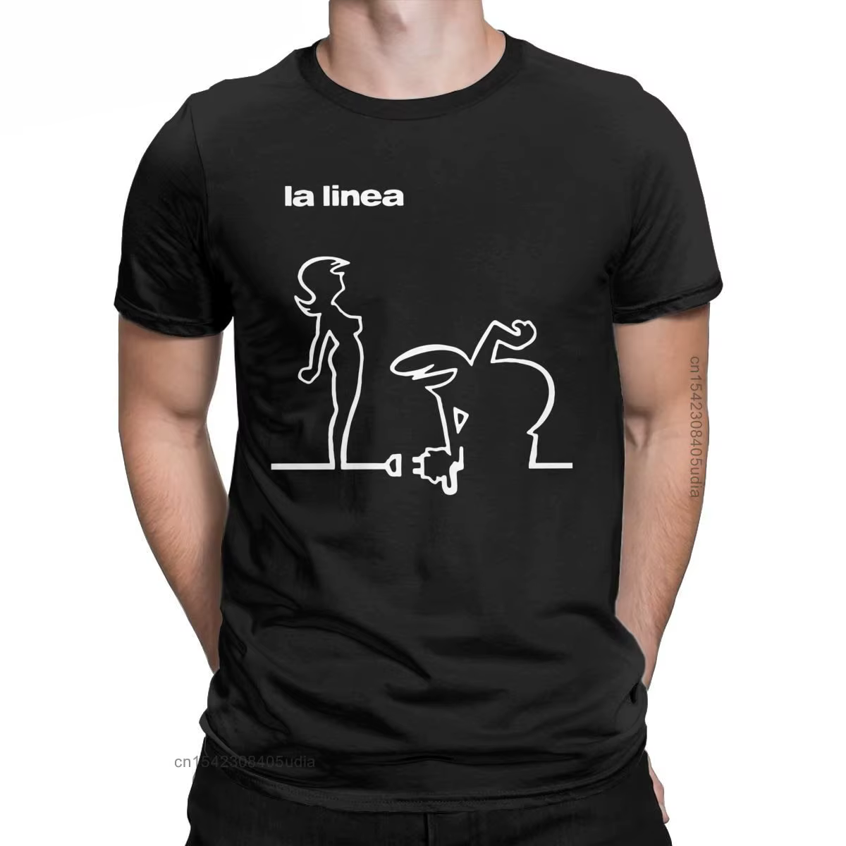 T-Shirt à Col Rond en Pur Coton pour Homme et Femme, Vêtement Sexy et Vintage, Graphique