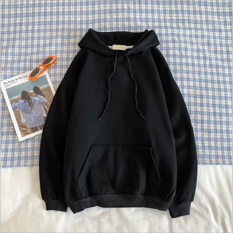 Sweat à capuche de couleur unie pour homme, pull décontracté, nouvelle mode, automne, printemps, 202