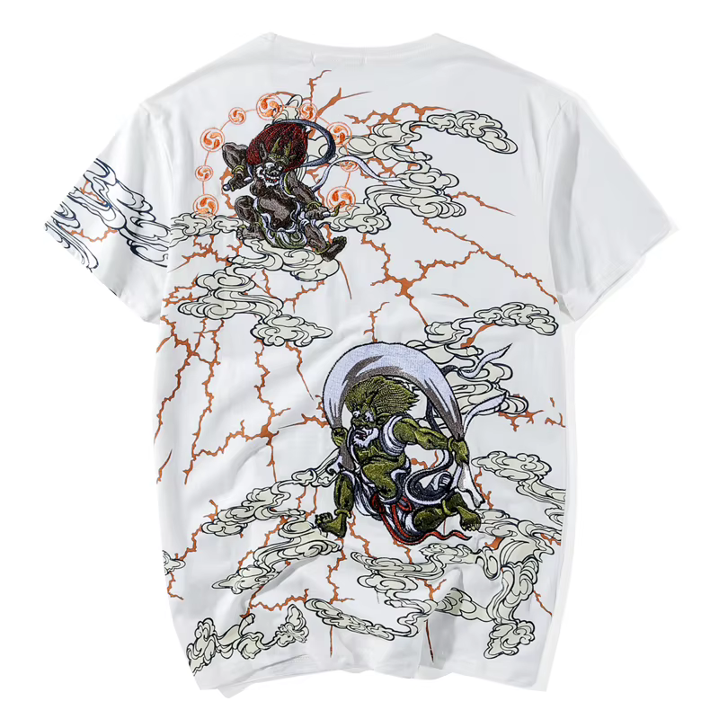Supzoom Nouvelle Arrivée T-shirt Homme Broderie Tatouage Manches Courtes Ample Décontracté Grande Ta