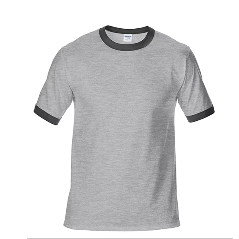 Texte Photo Logo personnalisé Homme publicité imprimé hommes t-shirt bloc de couleur T-shirts O cou 