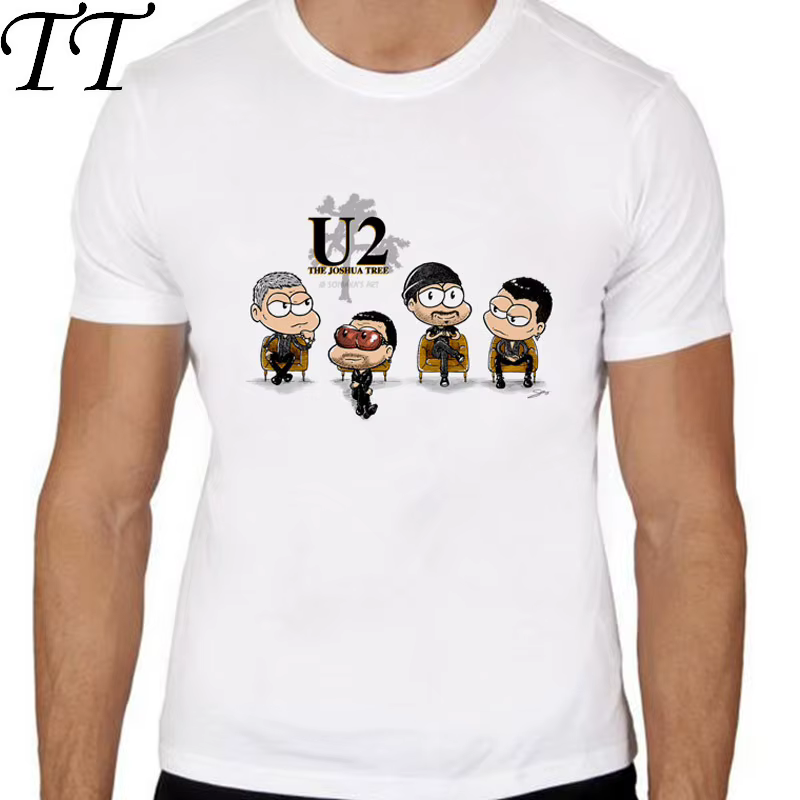 U2 T-Shirt hommes anime T-Shirt hommes hauts garçon mâle t-shirt haut T-Shirt vêtements TMM954