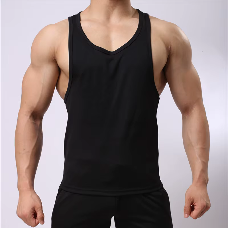 Débardeur d'été en coton pour hommes, maillot de corps sans manches, décontracté, respirant