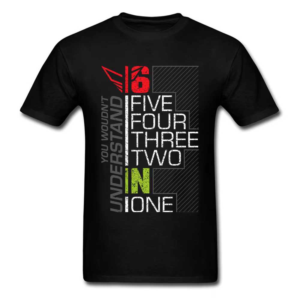 T-shirt de moto vintage pour homme, impression personnalisée, t-shirt de jeu, noir, compteur de vite