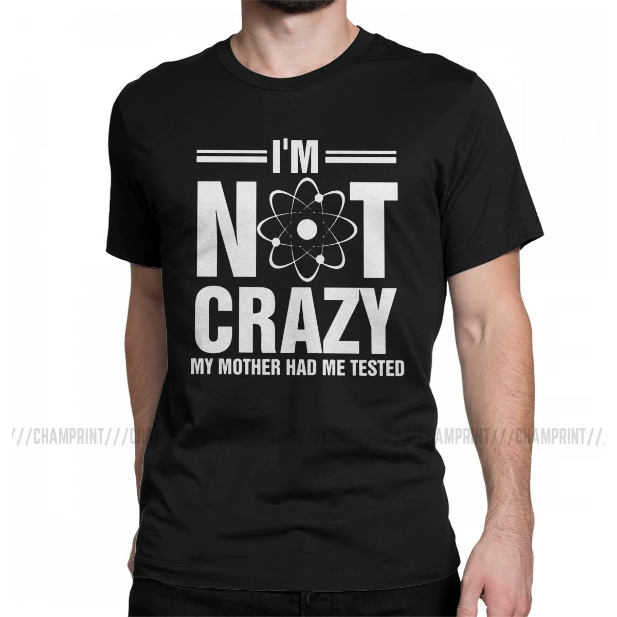 La théorie du Big Bang citation drôle T-Shirts hommes 100% coton nouveauté T-Shirts col rond T-Shirt