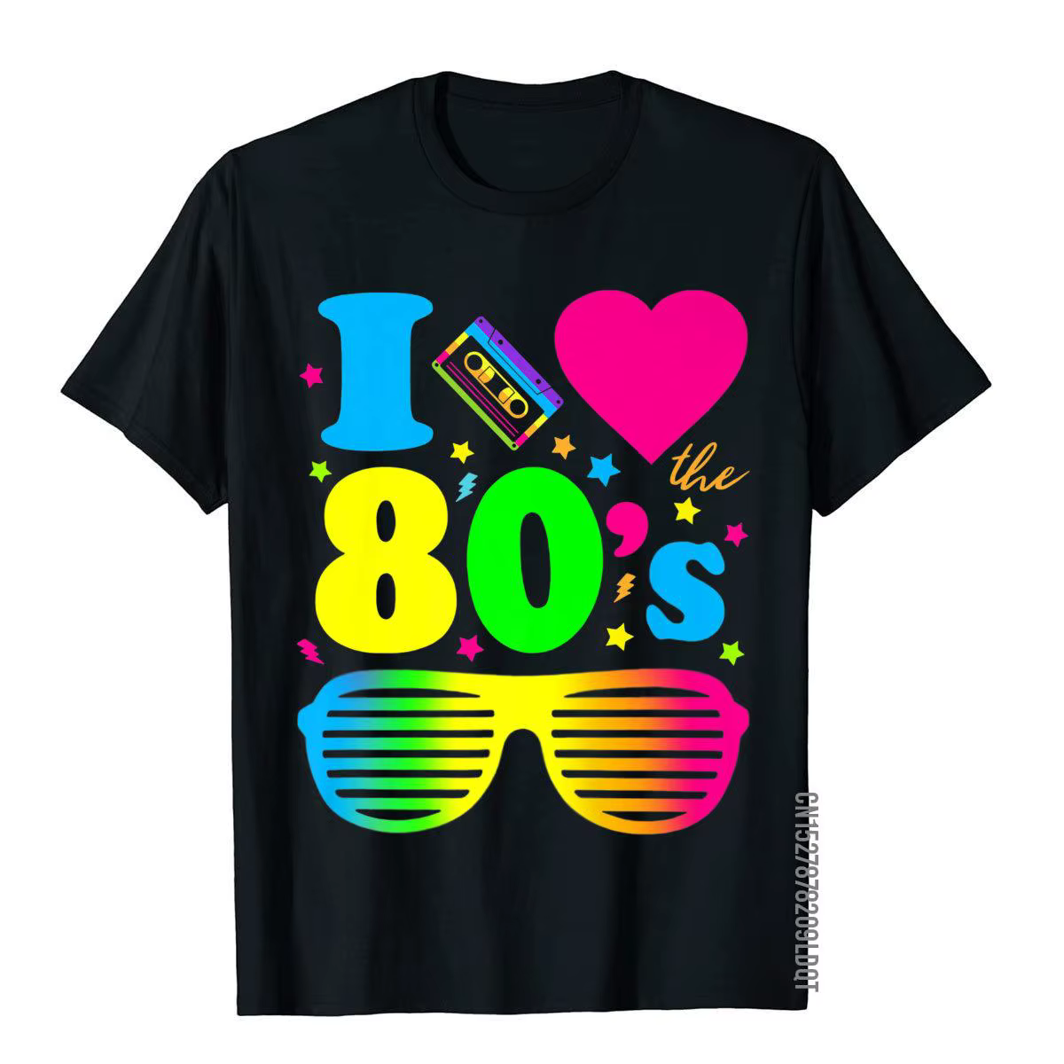 J'aime les années 80 t-shirts pour hommes fête drôle Vintage anniversaire t-shirt meilleur cadeau ha