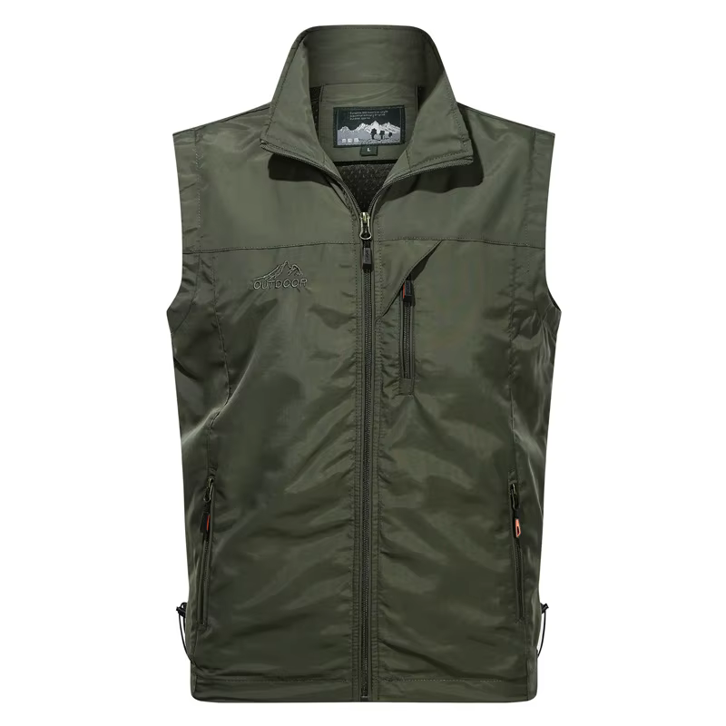 FibrglaMen-Gilet d'été respirant pour homme, veste en verre pour la pêche en plein air, la randonnée