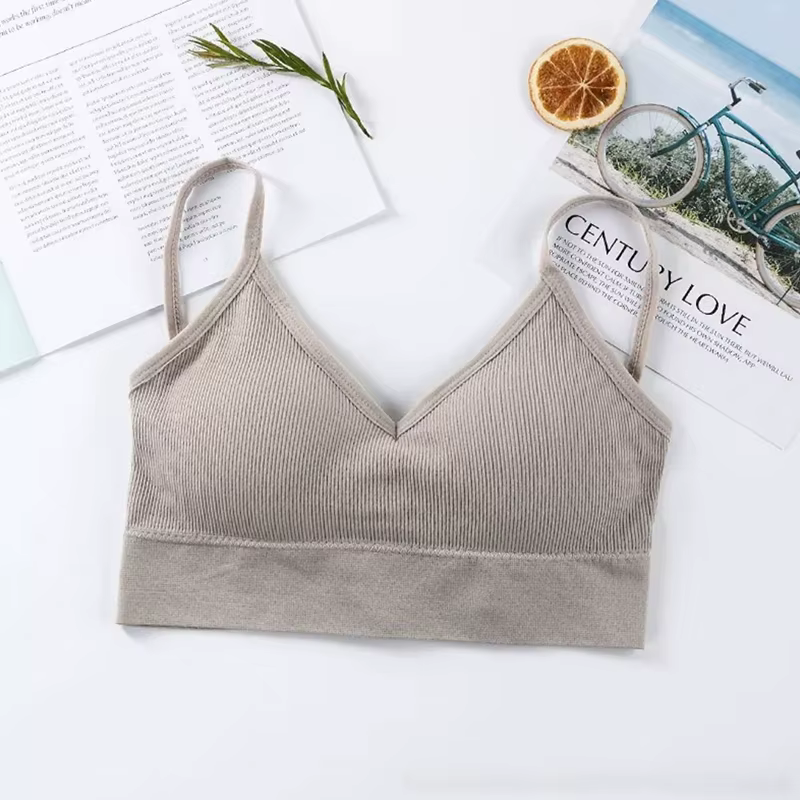 Femmes bustiers brassière femmes soutien-gorge de sport Push Up sous-vêtements hauts sans couture ha
