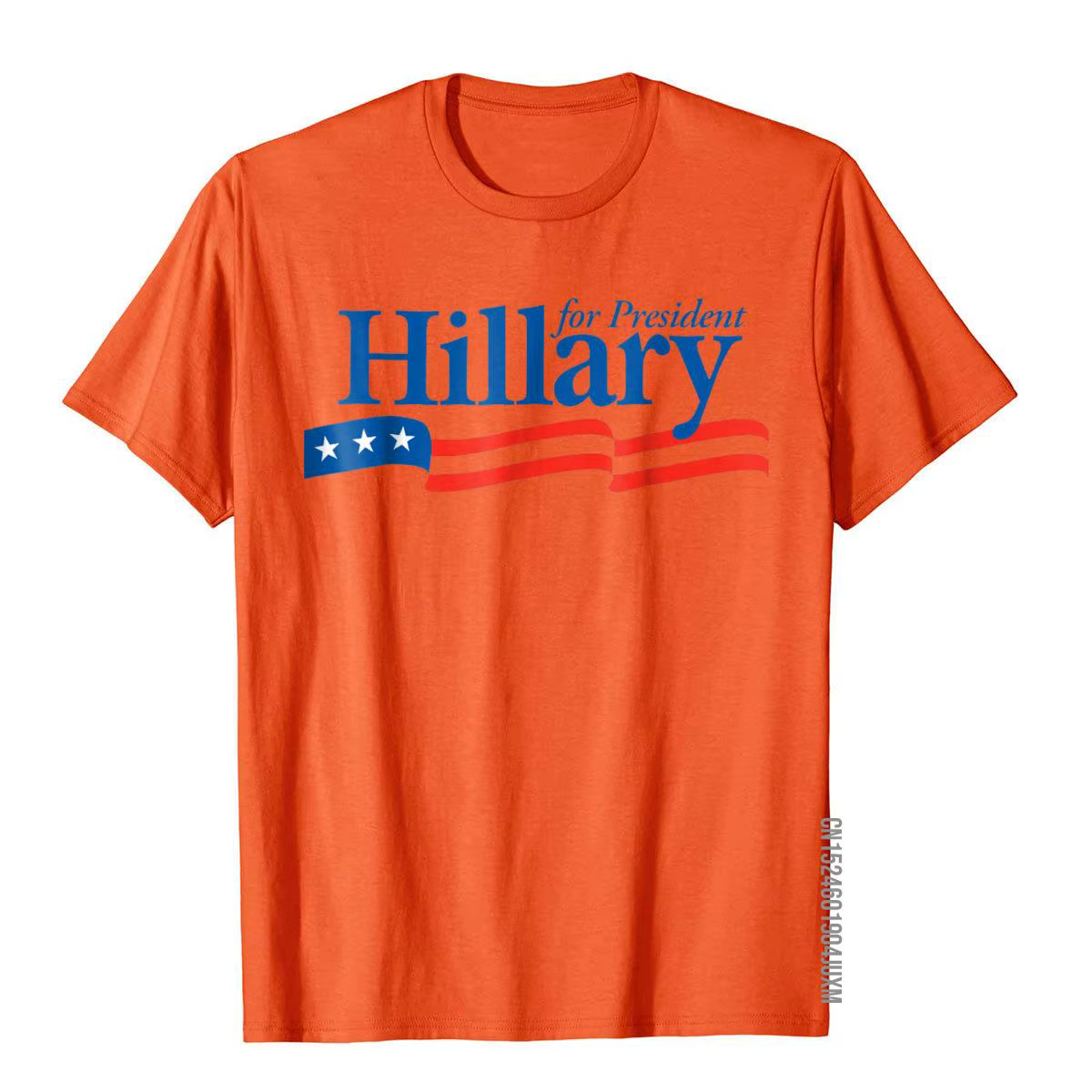T-Shirt en coton pour homme, vêtement de Fitness européen, hilary clington, pour le président, 2016