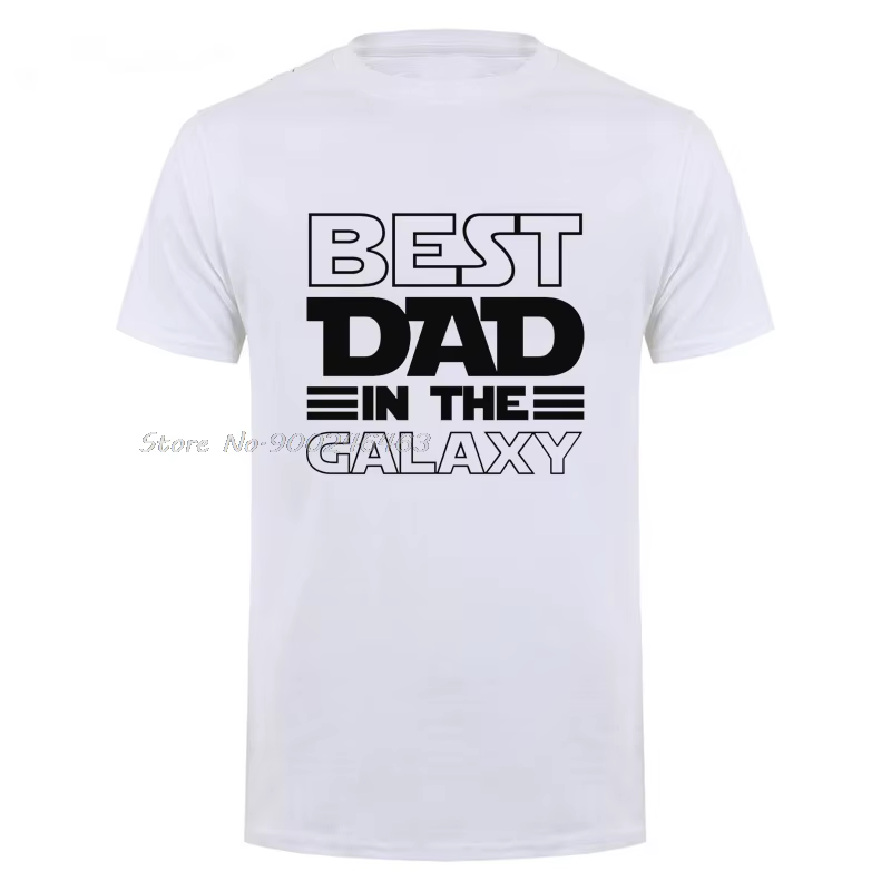 Meilleur papa dans la galaxie T-Shirt drôle fête des pères présent cadeaux d'anniversaire pour papa 