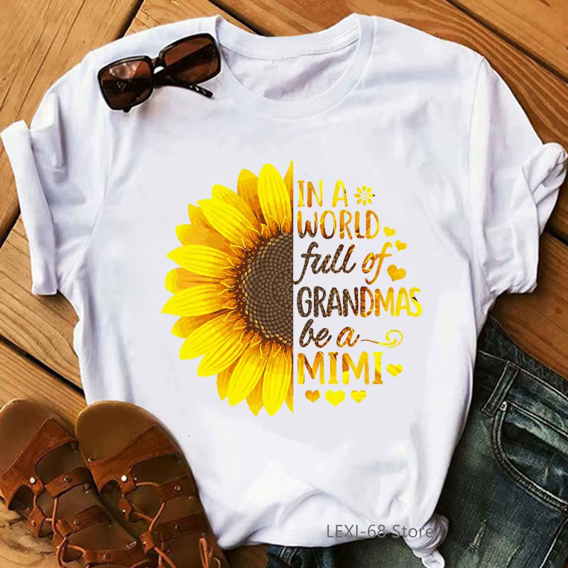 T-shirt imprimé I Love Being A Mimi Letter pour femme, cadeau pour la fête des mères, mode estivale,