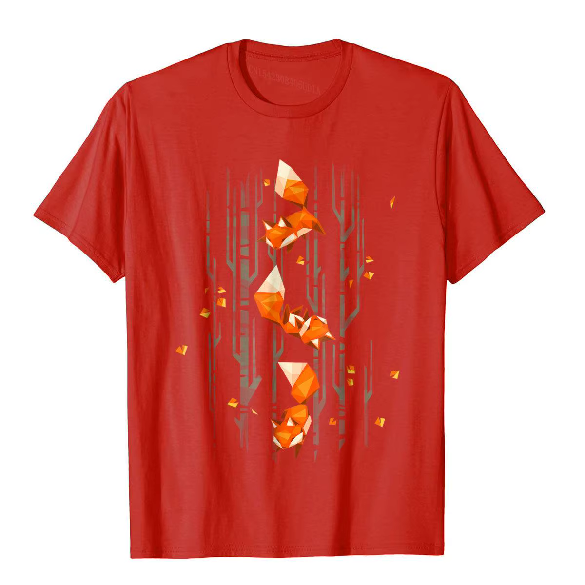 T-shirt rétro en coton High Street pour hommes, vêtements de dessin animé Kawaii, t-shirt Woot Fox,