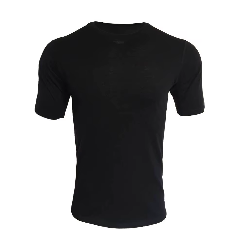 T-shirt 100% laine mérinos pour homme, sous-vêtement léger, respirant, à séchage rapide, anti-odeur,