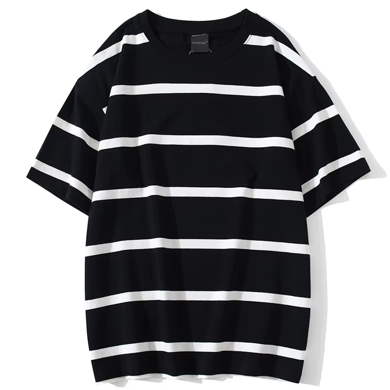 Mew hommes t-shirt couleur bloc impression 3 couleurs en option t-shirts Simple haute rue basique to