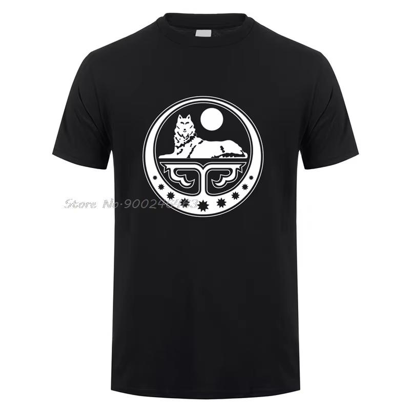 Checnya – T-shirt manches courtes pour homme, Streetwear, Cool, en coton, hauts ajuku