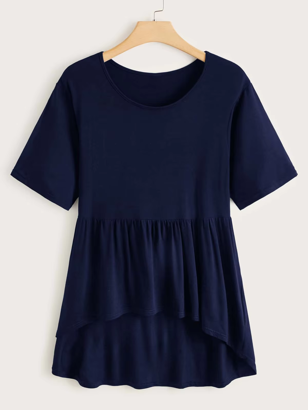 T-shirt manches courtes pour femmes, décontracté, taille élastique, grande taille, 4XL 5XL 6XL, 7XL 