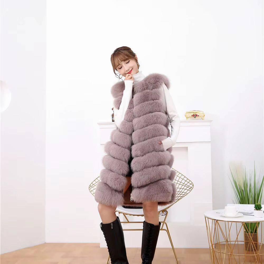2025Bzoosio mode grande taille femmes dames sans manches couleur gilet solide hiver ample fausse fou