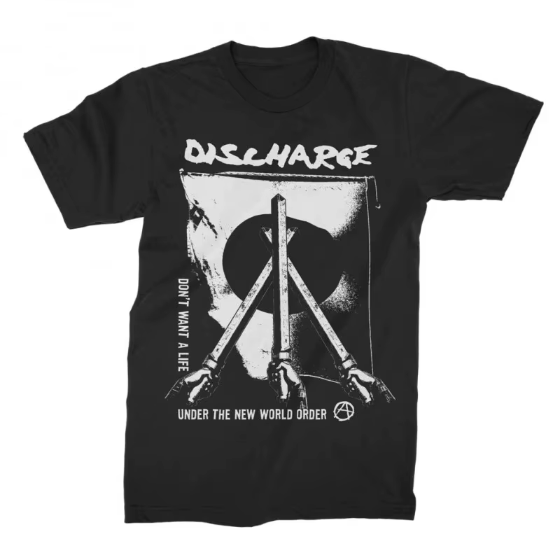 T-shirt punk en coton à manches courtes avec motif de groupe britannique, vêtements graphiques pour