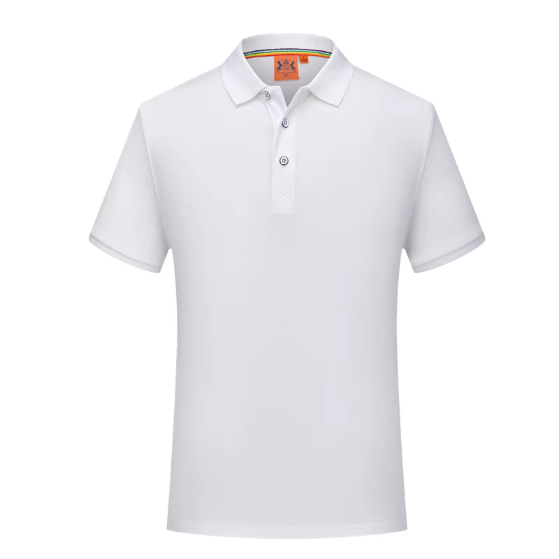 Polo personnalisé en soie glacée pour hommes et femmes, chemises à séchage rapide, LOGO revers à man