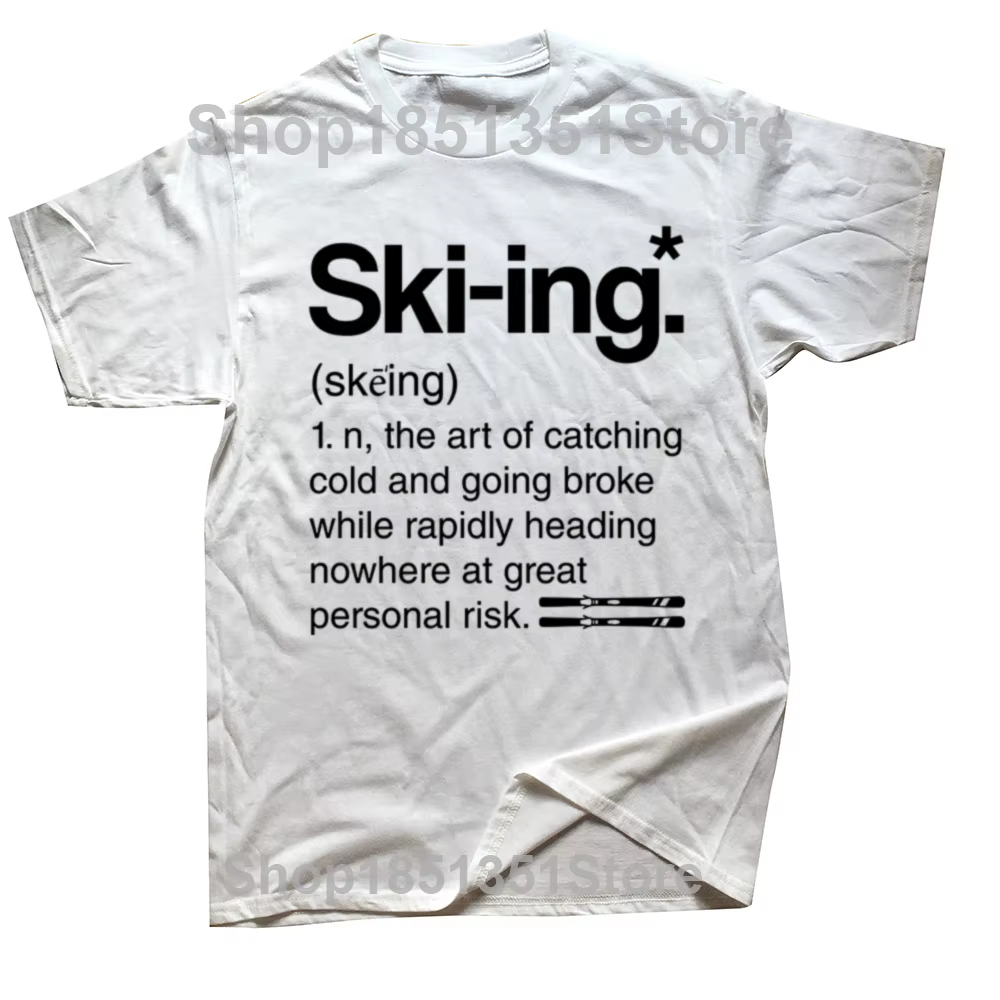 T-shirt manches courtes pour homme, streetwear, estival et humoristique, en coton, avec définition d
