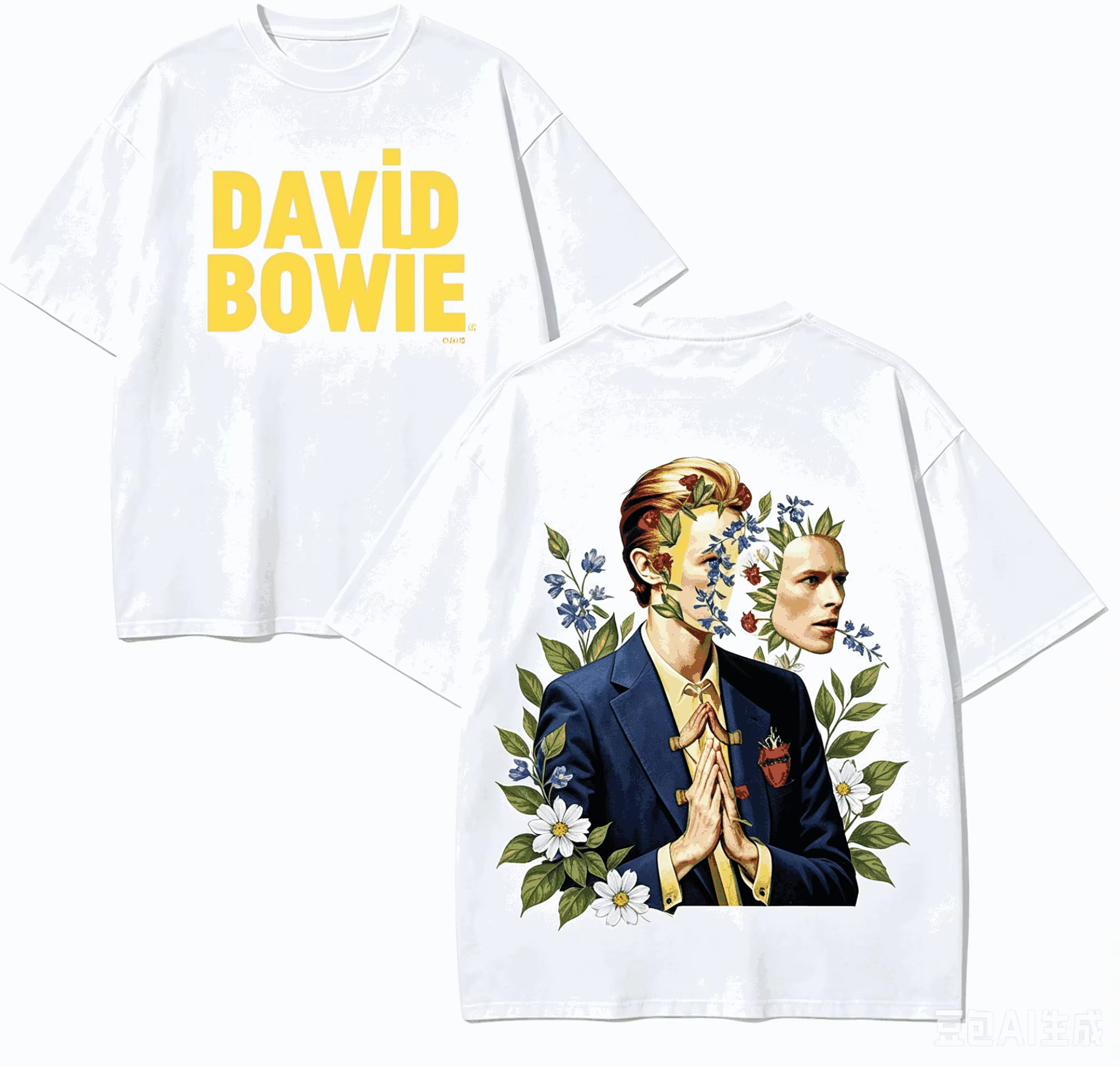 T-shirt David Bowie pour cadeau de fan, pour hommes et femmes, Harajuku, surdimensionné, unisexe, ma