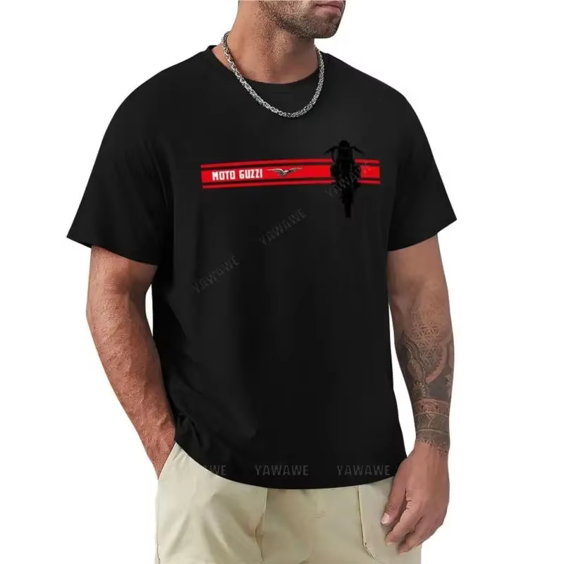 T-shirt hommes Guzzi classique V7 T-Shirt drôle t-shirts hauts t-shirts homme T-Shirt hommes garçons