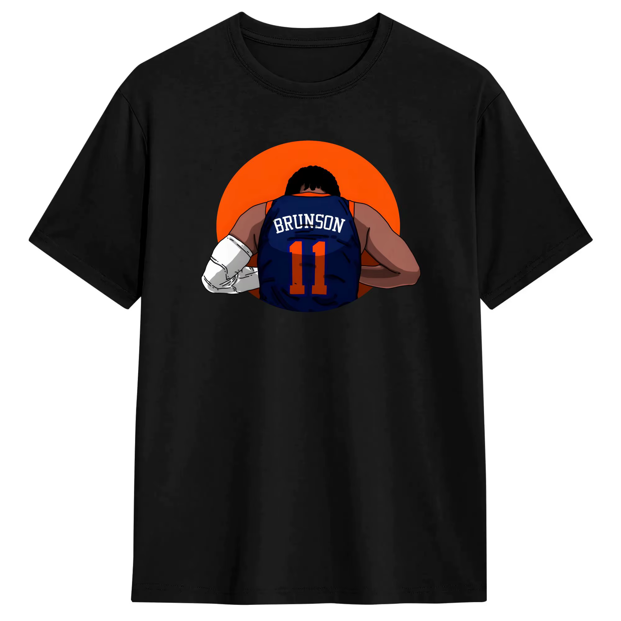 T-shirt Jalen Brunson, t-shirt d'été, t-shirt hip hop, t-shirt en coton à col rond, t-shirt oversize
