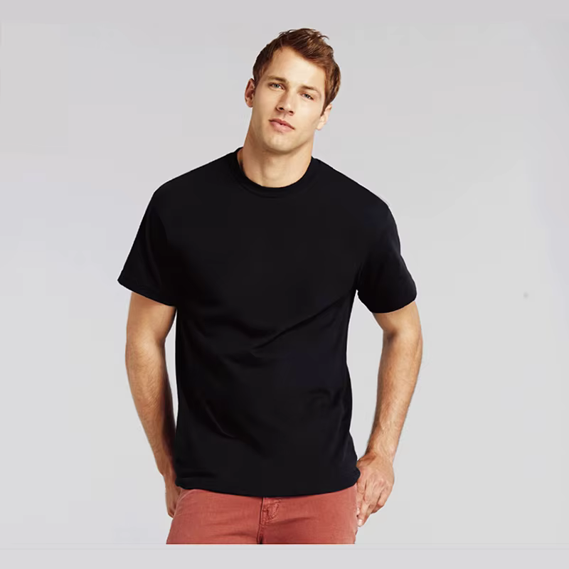 Gildan-T-Shirt à manches courtes pour homme, 100% coton, résistant, confortable et respirant, vêteme