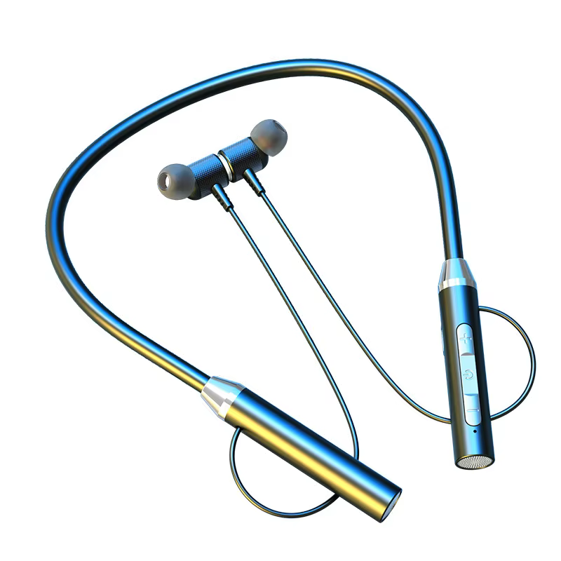 Écouteurs sans fil Bluetooth TWS, casque stéréo surround magnétique, casque sport à tour de cou, éco