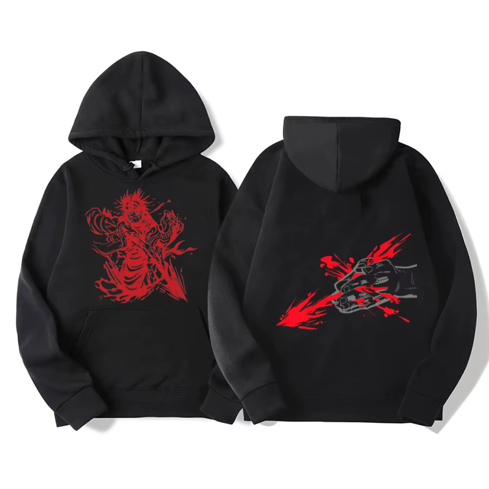 Vintage Jujutsu Kaisen CHOSO sweat à capuche pour femme hommes Anime sweats hiver chaud Harajuku rue