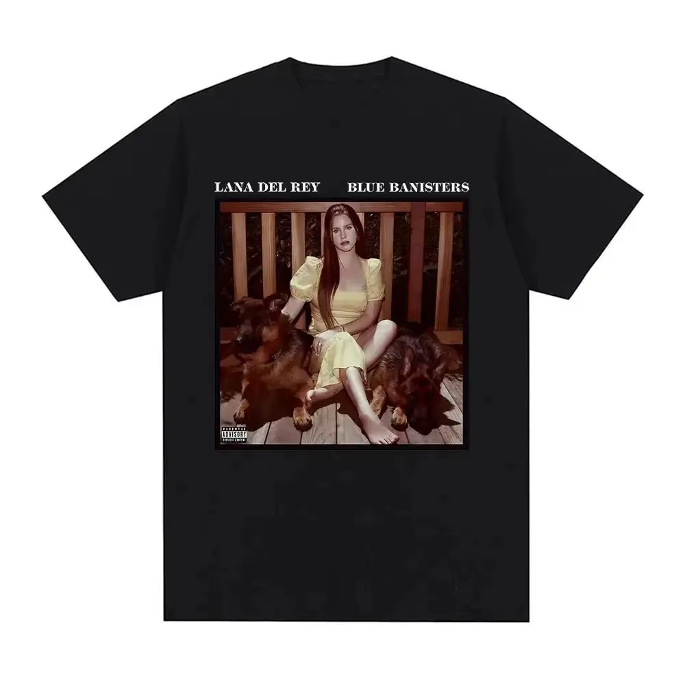 Chanteur Lana Del Rey imprimé T-Shirt femmes mode Hip Hop hommes t-shirts Streetwear Harajuku T-Shir