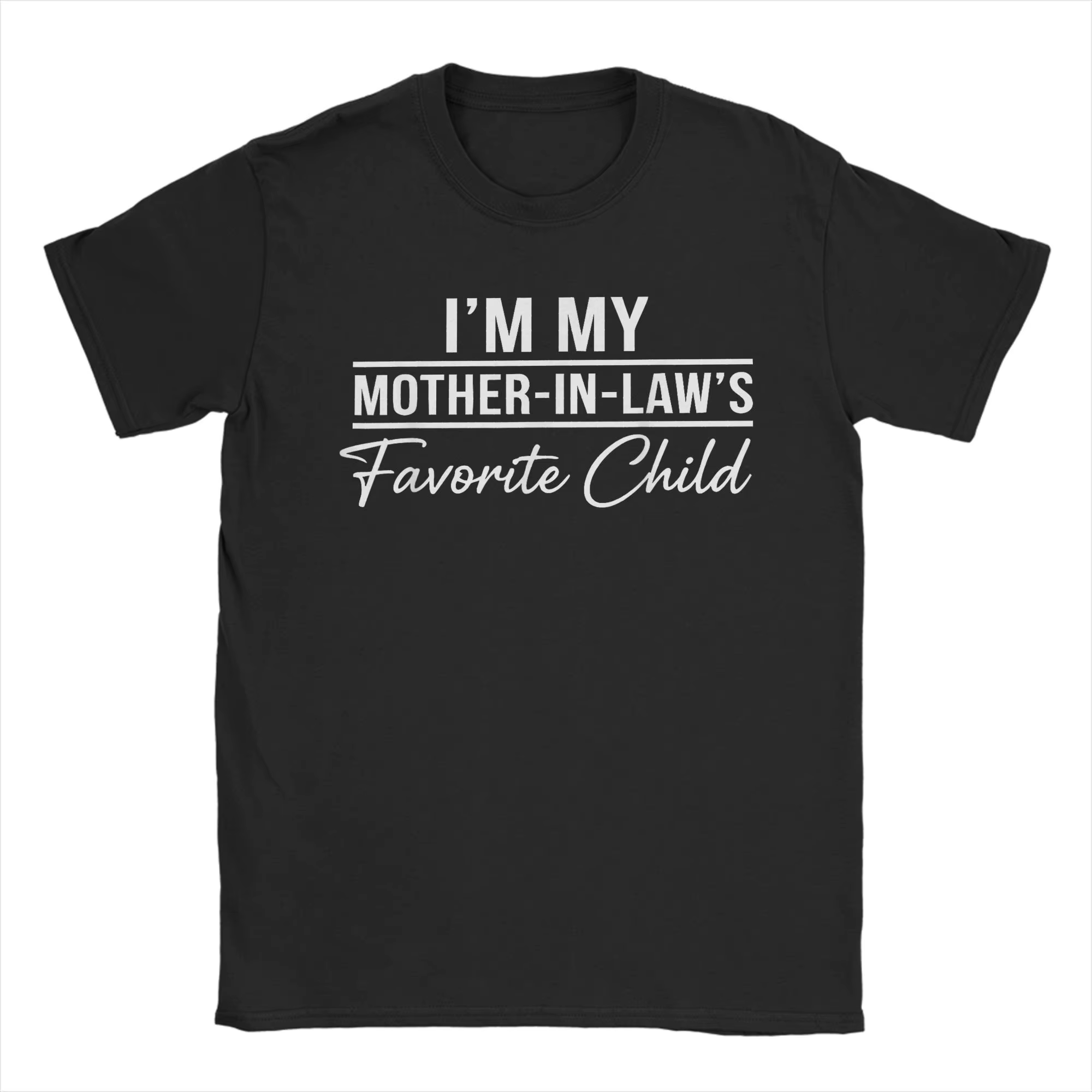 Hommes T-Shirts je suis ma mère dans les lois enfant préféré drôle famille Humor nouveauté coton t-s