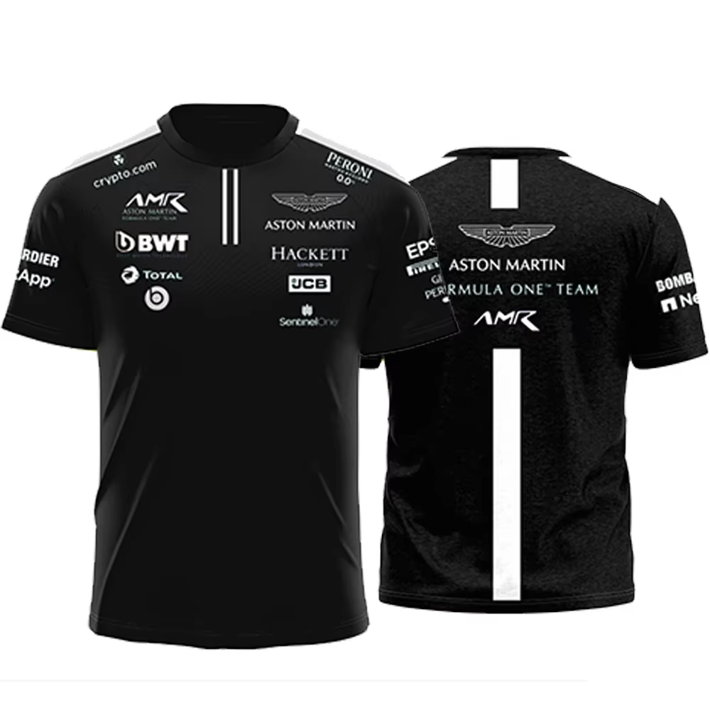 Maillot de course Alonso 14 Astontx Martin pour hommes, t-shirt d'été surdimensionné décontracté pou