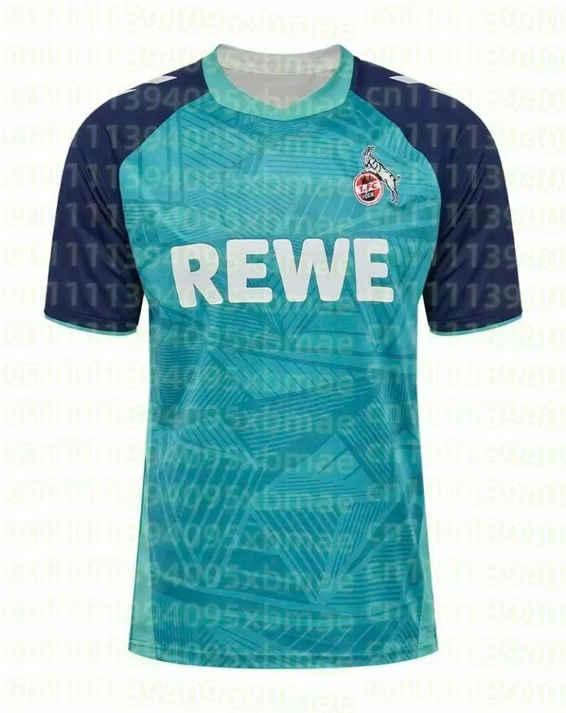 T-shirts décontractés de sport, maillot de l'équipe de Cologne, col rond, manches courtes, respirant