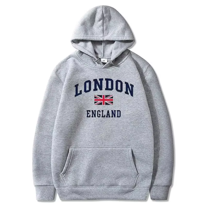 Londres Angleterre Sweats à capuche pour hommes Printemps et automne Sports de plein air Sweats à ca