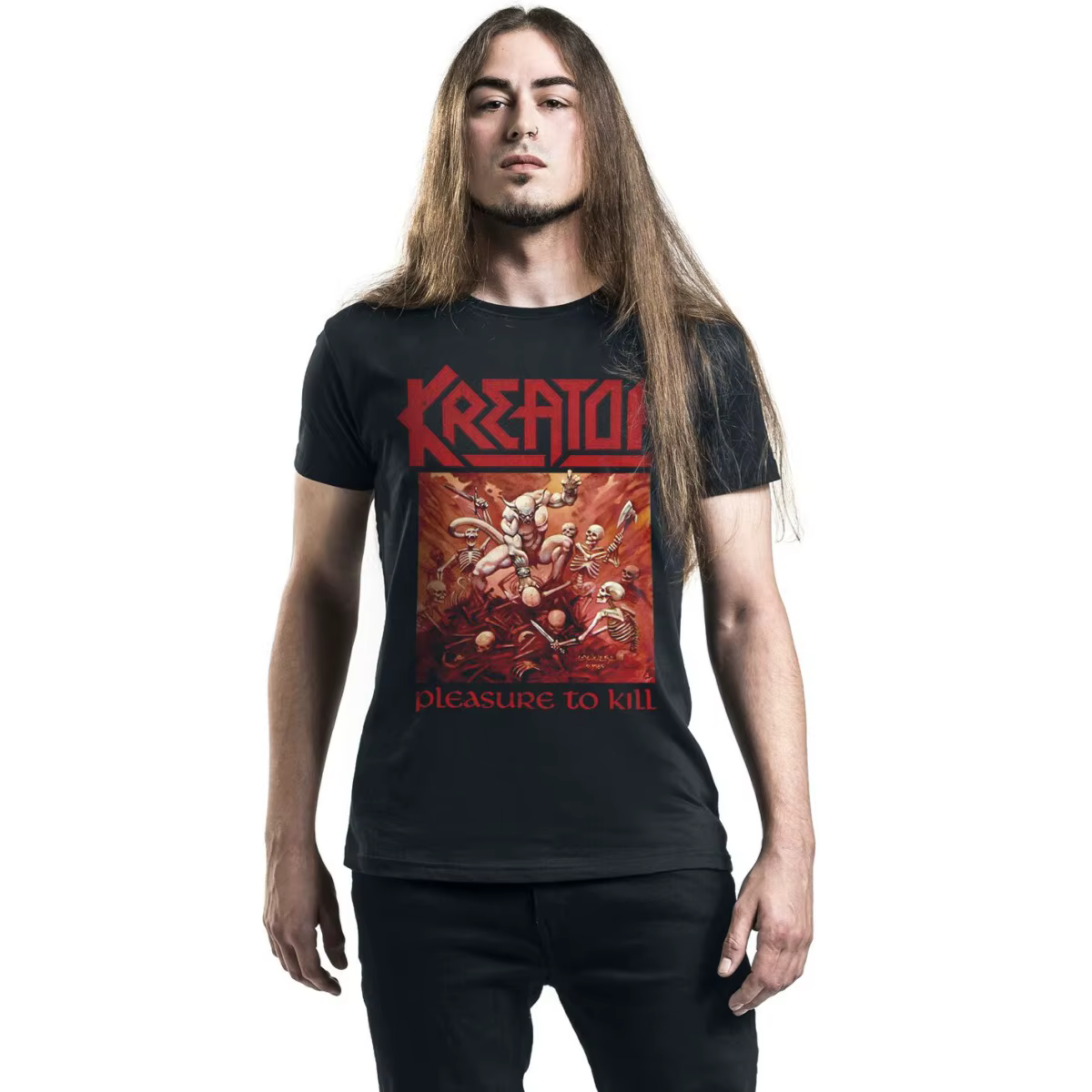 Nouveau T-shirt en coton graphique Kreator unisexe, manches courtes, marque de mode, tee-shirt de lu