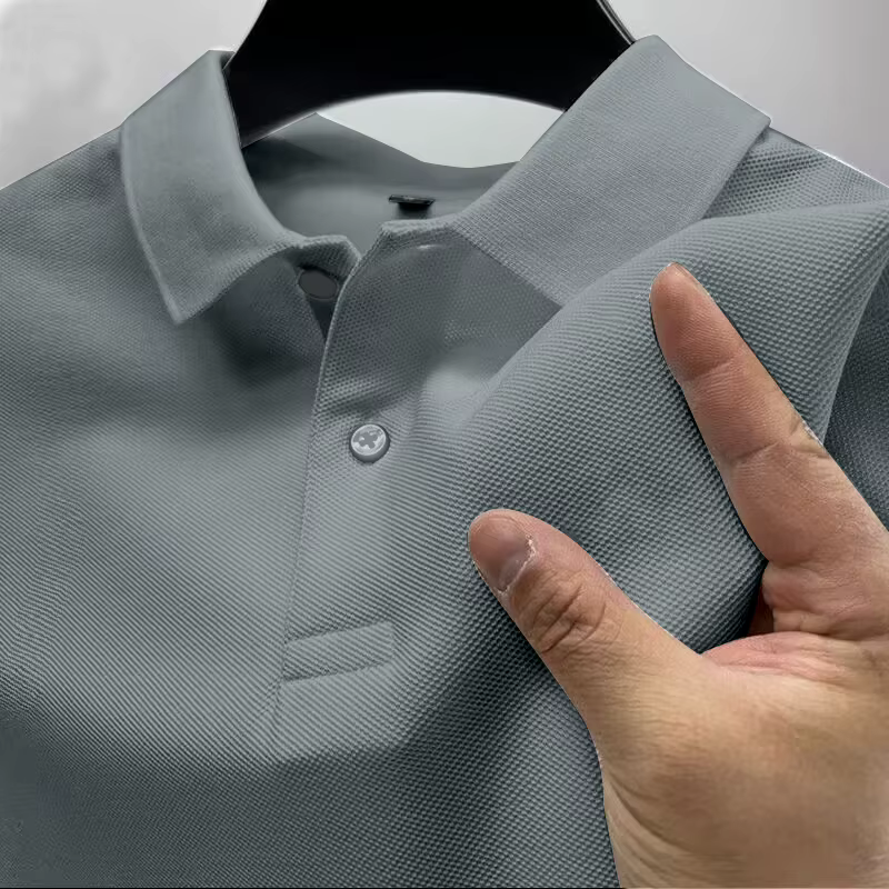 Polo décontracté pour homme, streetwear d'été, manches courtes, hauts décontractés pour affaires, vê