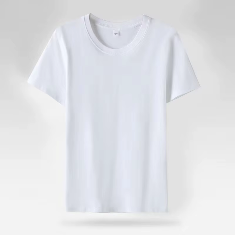 T-shirt manches courtes femme blanc, estival et décontracté, en coton, pour fille et dame, 100%, 202