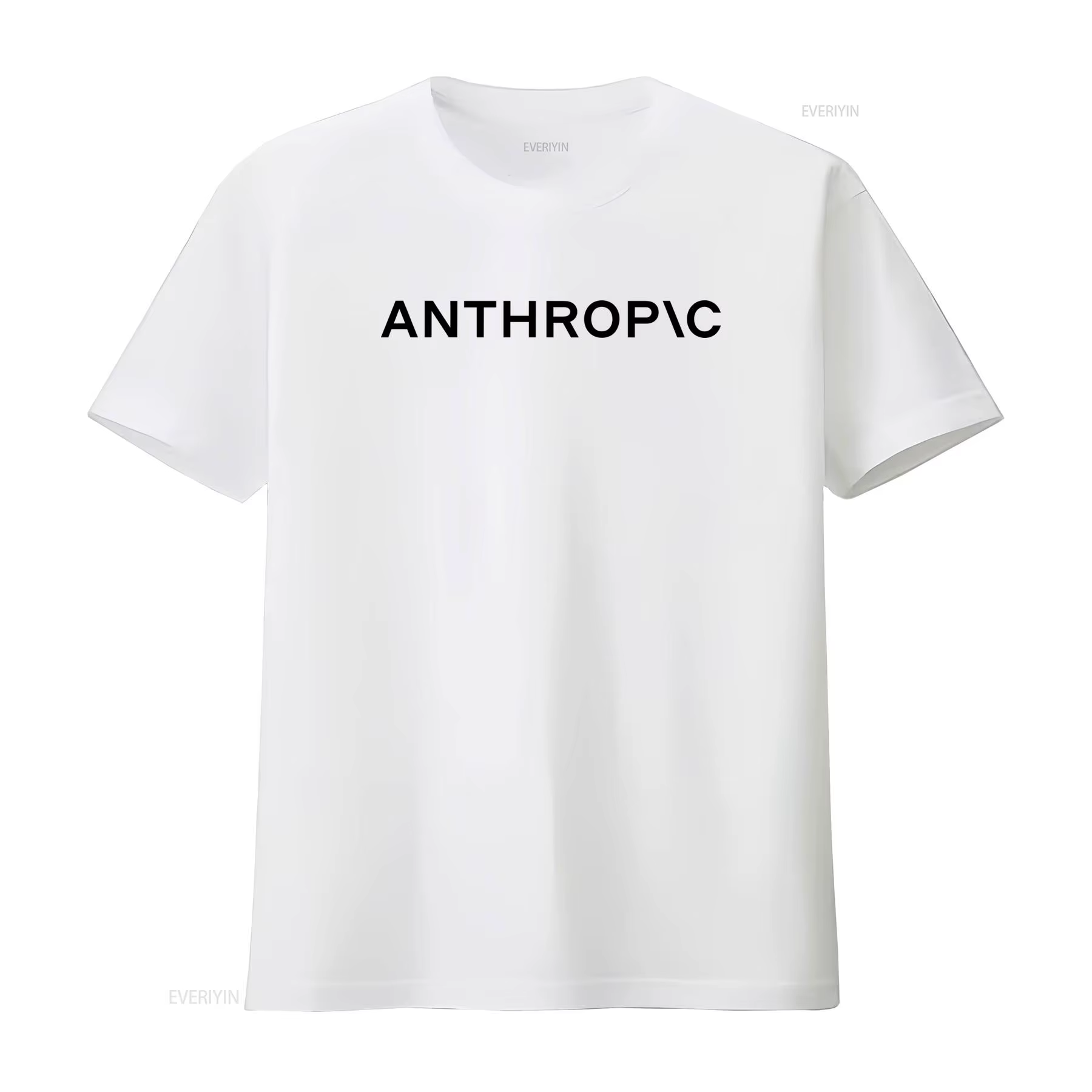 T-shirt Anthropic AI – Cool, minimaliste, technologie d'intelligence artificielle, vintage, délavé,