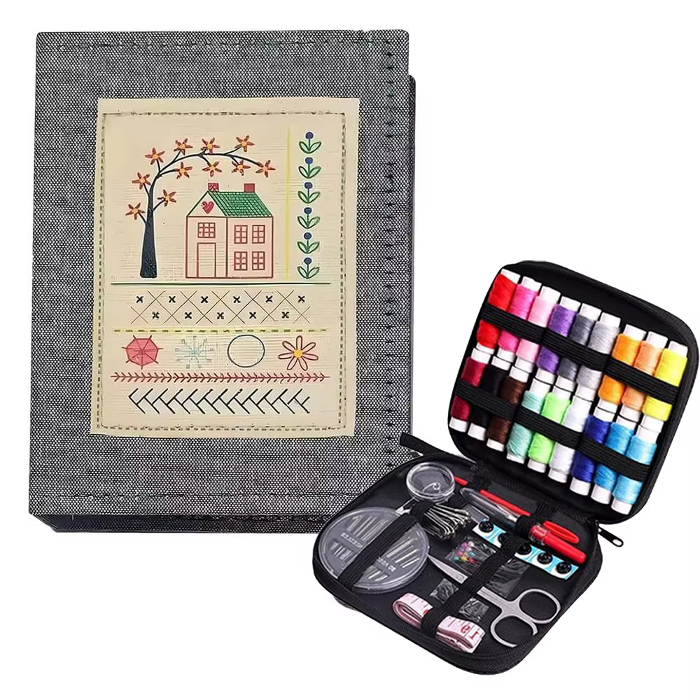 86 pièces/ensemble 106 modèles broderie point livre Kit couture à la main échantillon Page tout-en-u