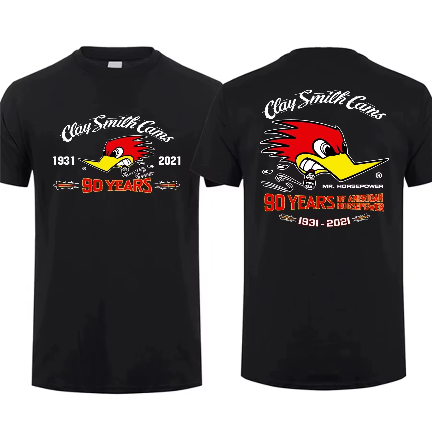 Nouveau modèle pour homme Mr. T-shirt décontracté Horsepower Clay Smith Cams 90th Anniversary, hauts