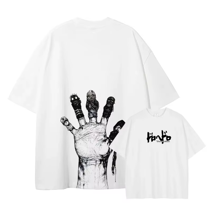 Anime Dorohedoro t-shirt produit chaud surdimensionné unisexe haute qualité Y2k manches courtes Coup